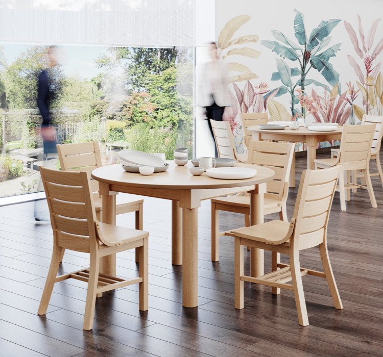 Canterbury Plus Dining Tables, Laminate Top Dining Room Tables