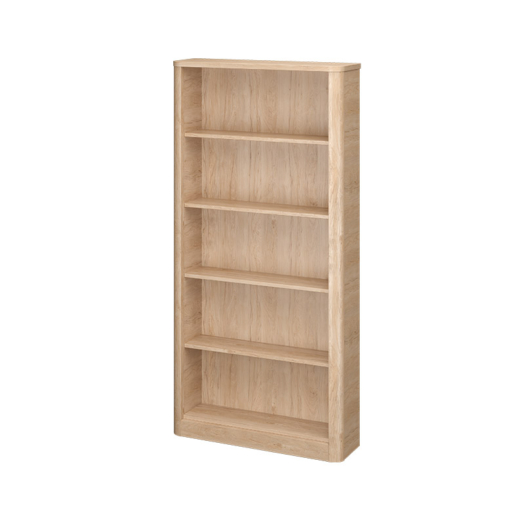 Bookcase in mental health lounge